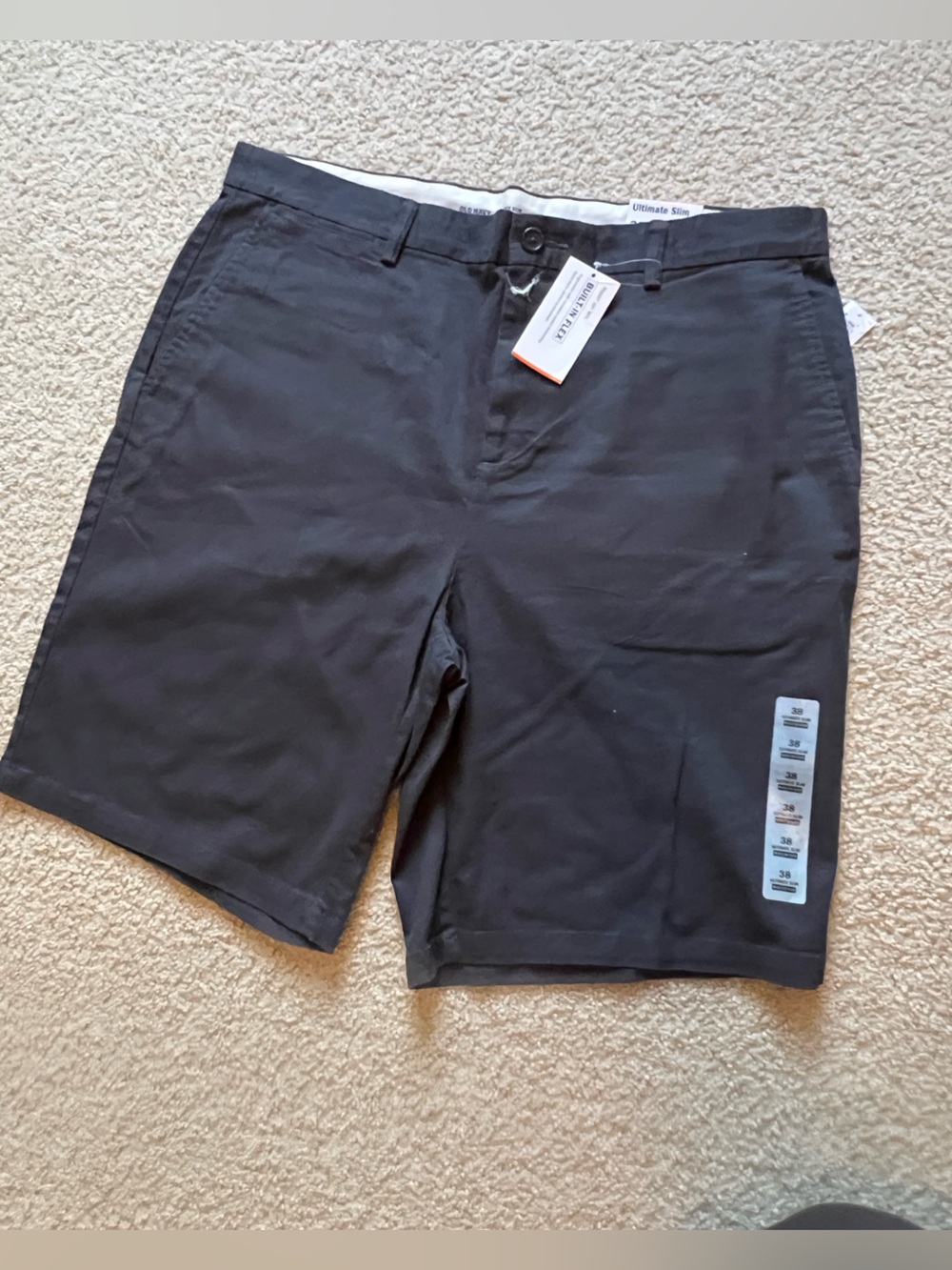 Old Navy flat front Navy blue versatile shorts